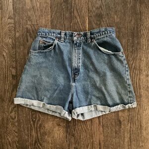 Vintage 90s Levis 954 Womens Size  11 Regular Fit Denim Jean Shorts  Cuffed